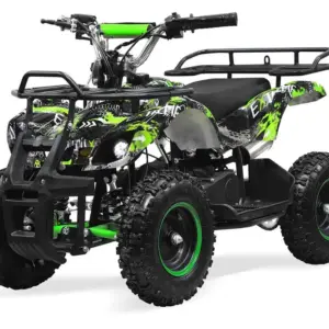 ATV Copii Graffiti pe Benzina 49cc, Roti de 6"