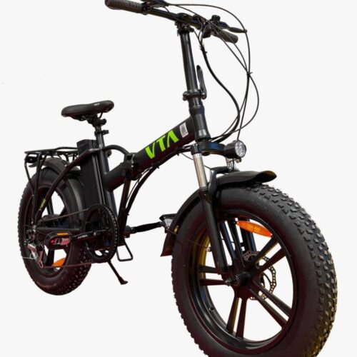 Bicicleta Electrica Pliabila, Shimano, Motor 250W (Peak 800W), 2025, Negru