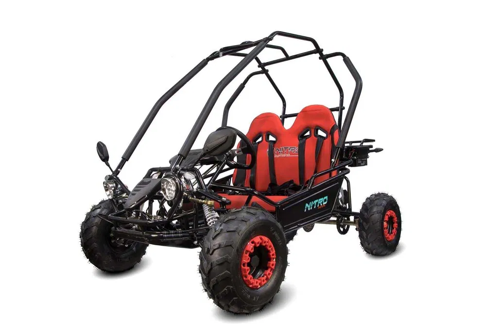 Buggy Kart Copii 125cc pe Benzina Cutie Automata, Roti 7"