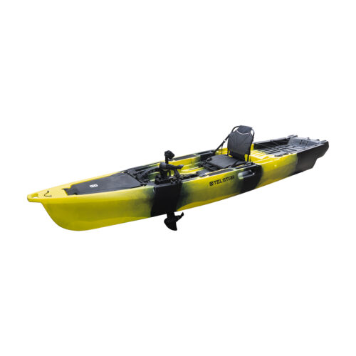 Caiac 2024, pescuit si turism cu pedale tip aripioara – capacitate 380 kg, 392 cm