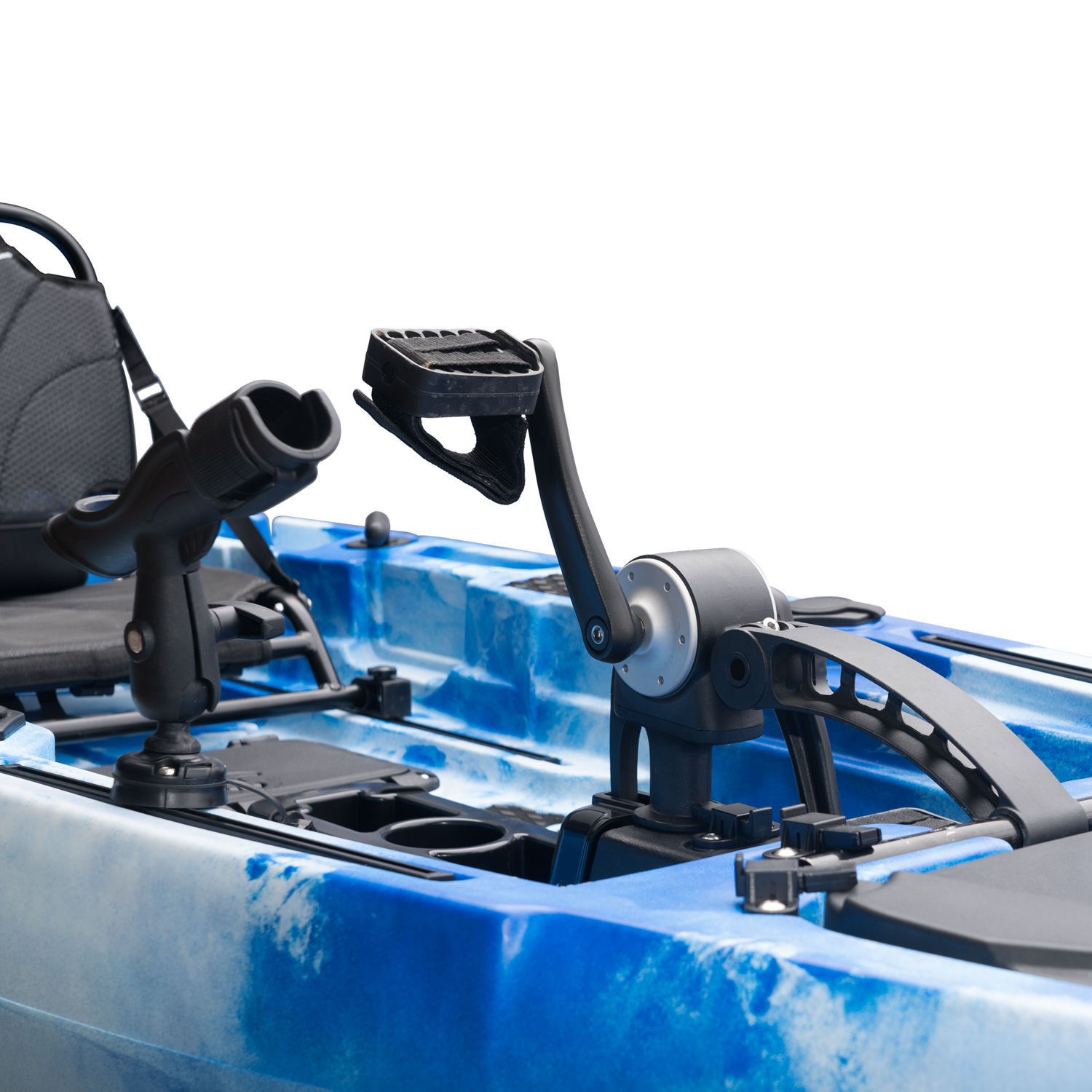 Caiac 2024 pescuit si turism cu pedale tip aripioara – 392 cm capacitate 380 kg10