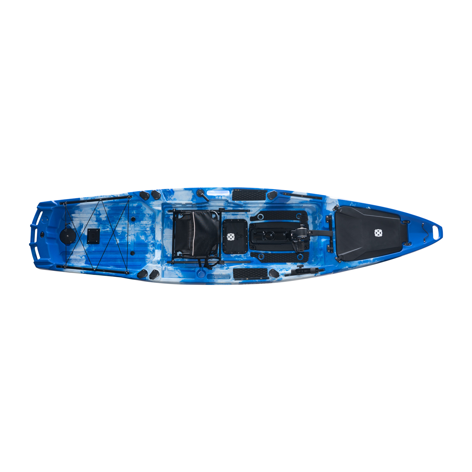 Caiac 2024, pescuit si turism cu pedale tip aripioara – capacitate 380 kg, 392 cm - imagine 12
