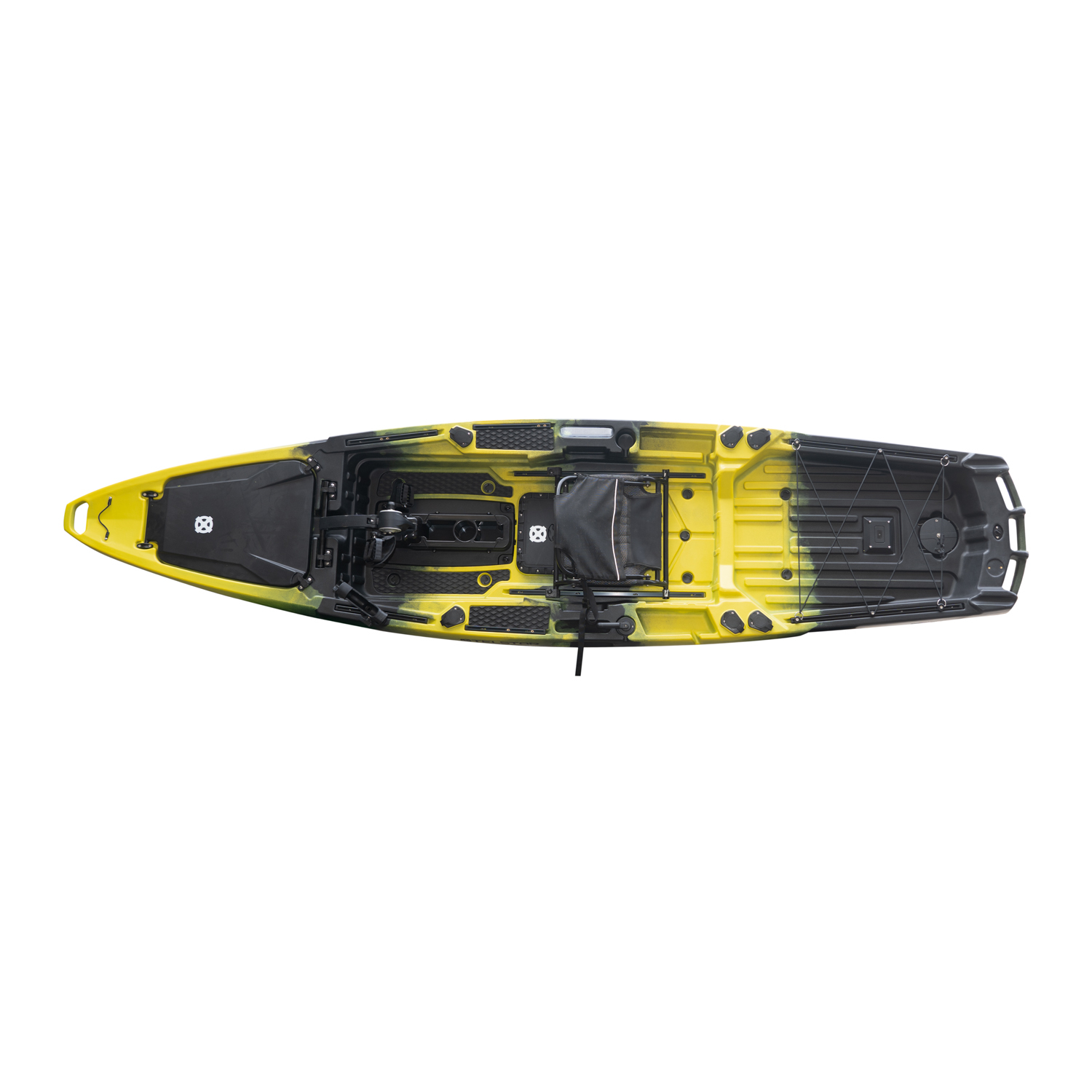 Caiac 2024 pescuit si turism cu pedale tip aripioara – 392 cm capacitate 380 kg4