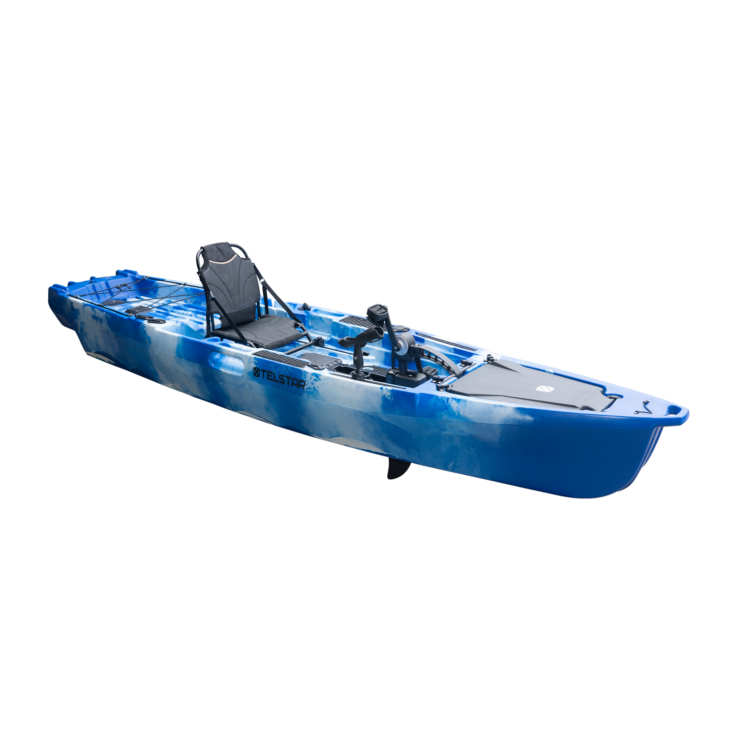 Caiac 2024 pescuit si turism cu pedale tip aripioara – 392 cm capacitate 380 kg8