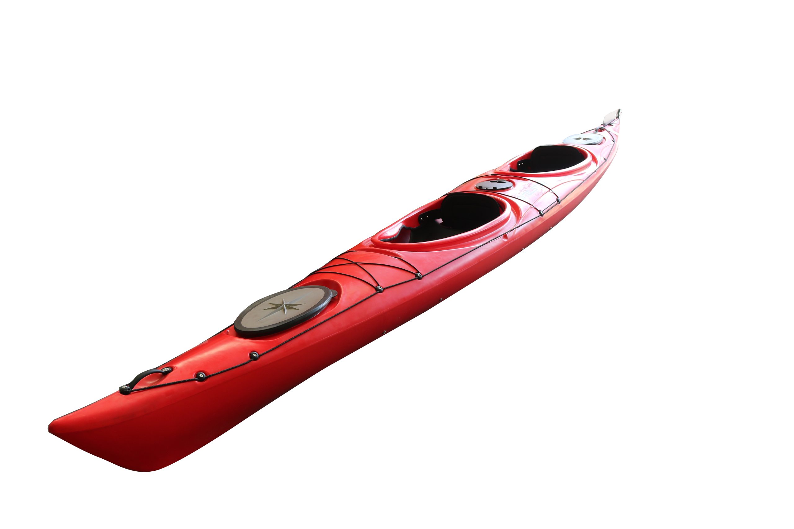 Caiac-canoe dublu cu volan – 2 locuri 525 cm model stabil pentru drumetii si pescuit scaled 1