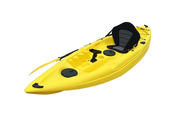 Caiac monoloc pentru pescuit si turism,  cu vasla, scaun si suport pentru undite, 295 cm - imagine 12