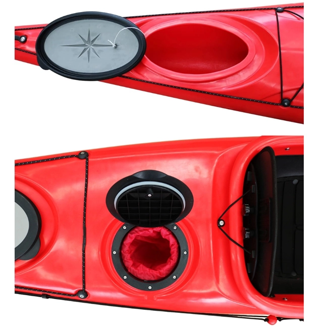 Caiac sport turistic cu un loc – 505 cm cu carma si pedale reglabile22