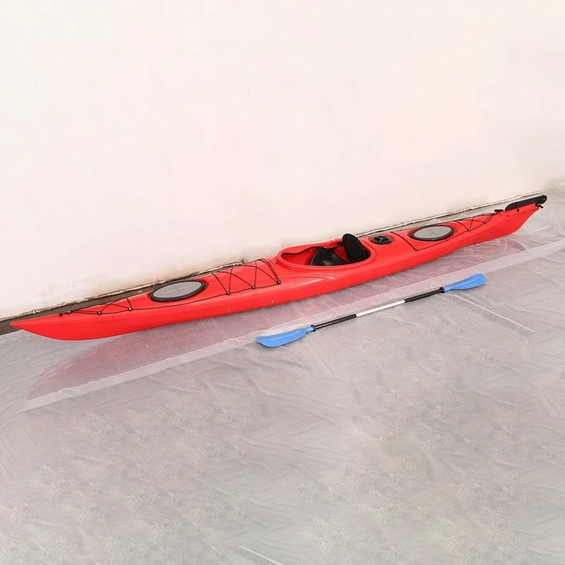 Caiac sport turistic cu un loc – cu carma si pedale reglabile, 505 cm - imagine 3