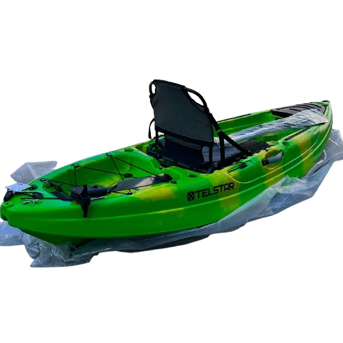 Caiac cu pedale de pescuit si scaun inalt   model profesional SIT ON TOP  290 cm  20242