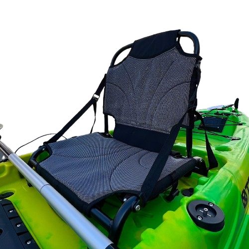 Caiac cu pedale de pescuit si scaun inalt – model 2024, profesional SIT-ON-TOP, 290 cm - imagine 9
