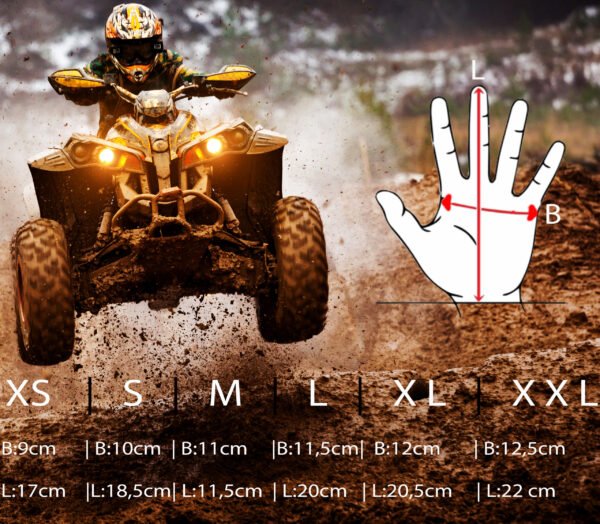 Manusi de protectie Moto ATV 3