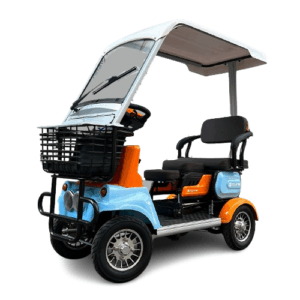 Masina de Golf Electrica, 1500W, 3 Locuri, Acoperis Inclus, Baterie 23Ah, 2025