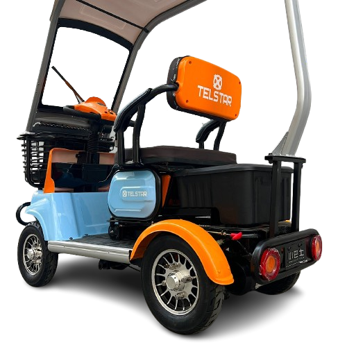 Masina de Golf Electrica  1500W  3 Locuri  Acoperis Inclus  Baterie 23Ah  Model 202511