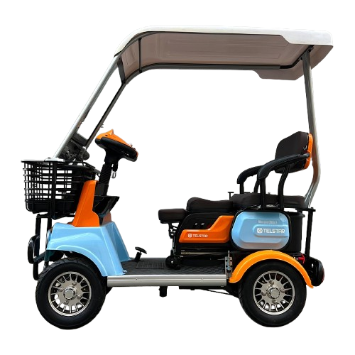 Masina de Golf Electrica  1500W  3 Locuri  Acoperis Inclus  Baterie 23Ah  Model 20254