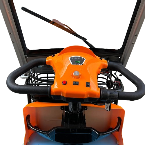 Masina de Golf Electrica  1500W  3 Locuri  Acoperis Inclus  Baterie 23Ah  Model 20257