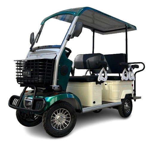Masina electrica GOLF pentru 6 persoane, cu acoperis si afisaj LCD – Model 2025, 72V 23Ah