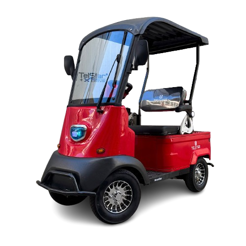 Masina electrica golf 2025, 2 locuri, cu acoperis si sistem audio, fara permis, 72V 23Ah