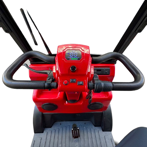 Masina electrica golf  72V 23Ah  2 locuri  cu acoperis si sistem audio  fara permis3