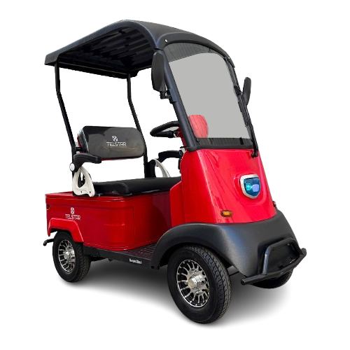 Masina electrica golf 2025, 2 locuri, cu acoperis si sistem audio, fara permis, 72V 23Ah - imagine 8