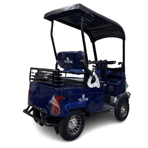 Masina electrica golf 2025, 2 locuri, cu acoperis si sistem audio, fara permis, 72V 23Ah - imagine 6