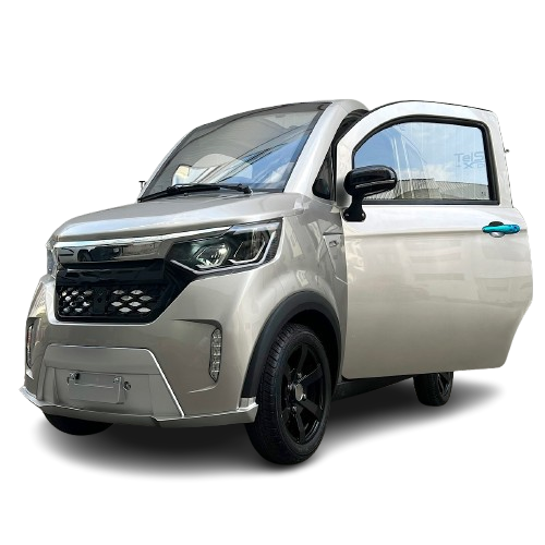 Masina electrica urbana X1 compacta, cu acoperis panoramic si dotari de confort