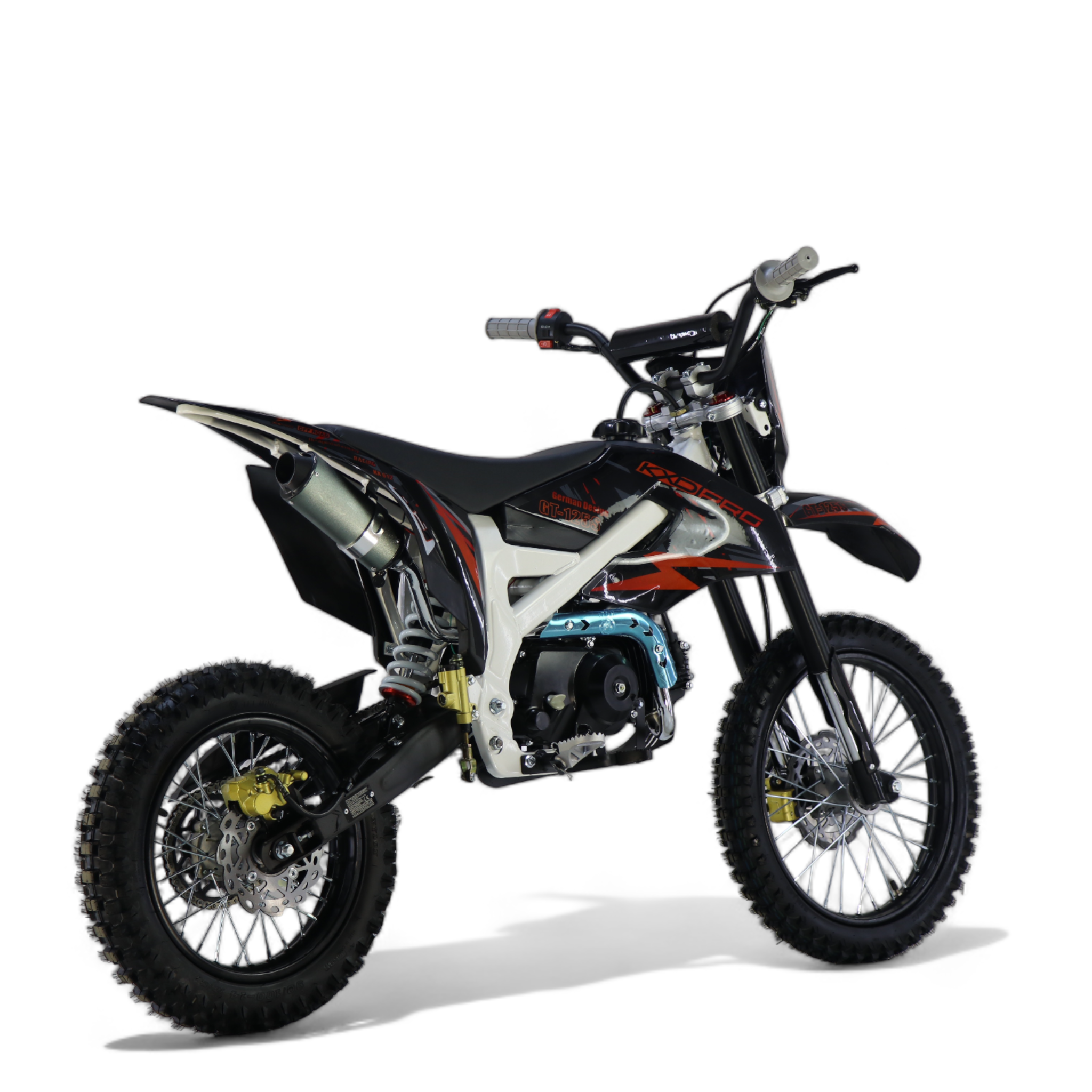 Moto Cross Dirt Bike 125cc pentru Adulti Roti 17 cu 14 Pornire Buton 3