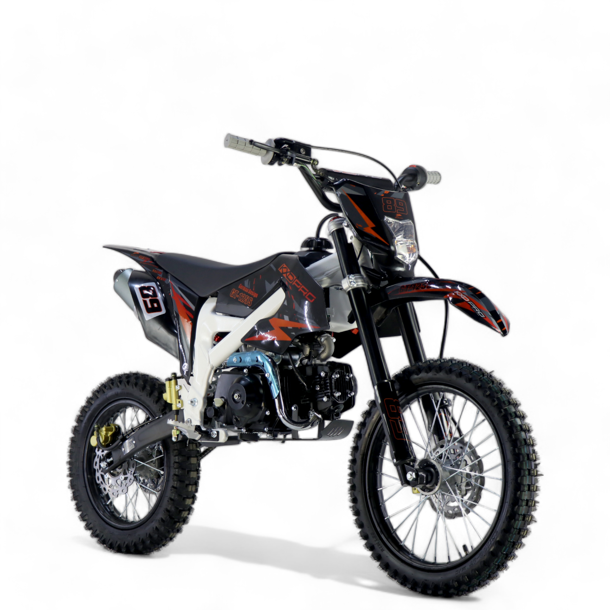 Moto Cross Dirt Bike 125cc pentru Adulti Roti 17 cu 14 Pornire Buton 4