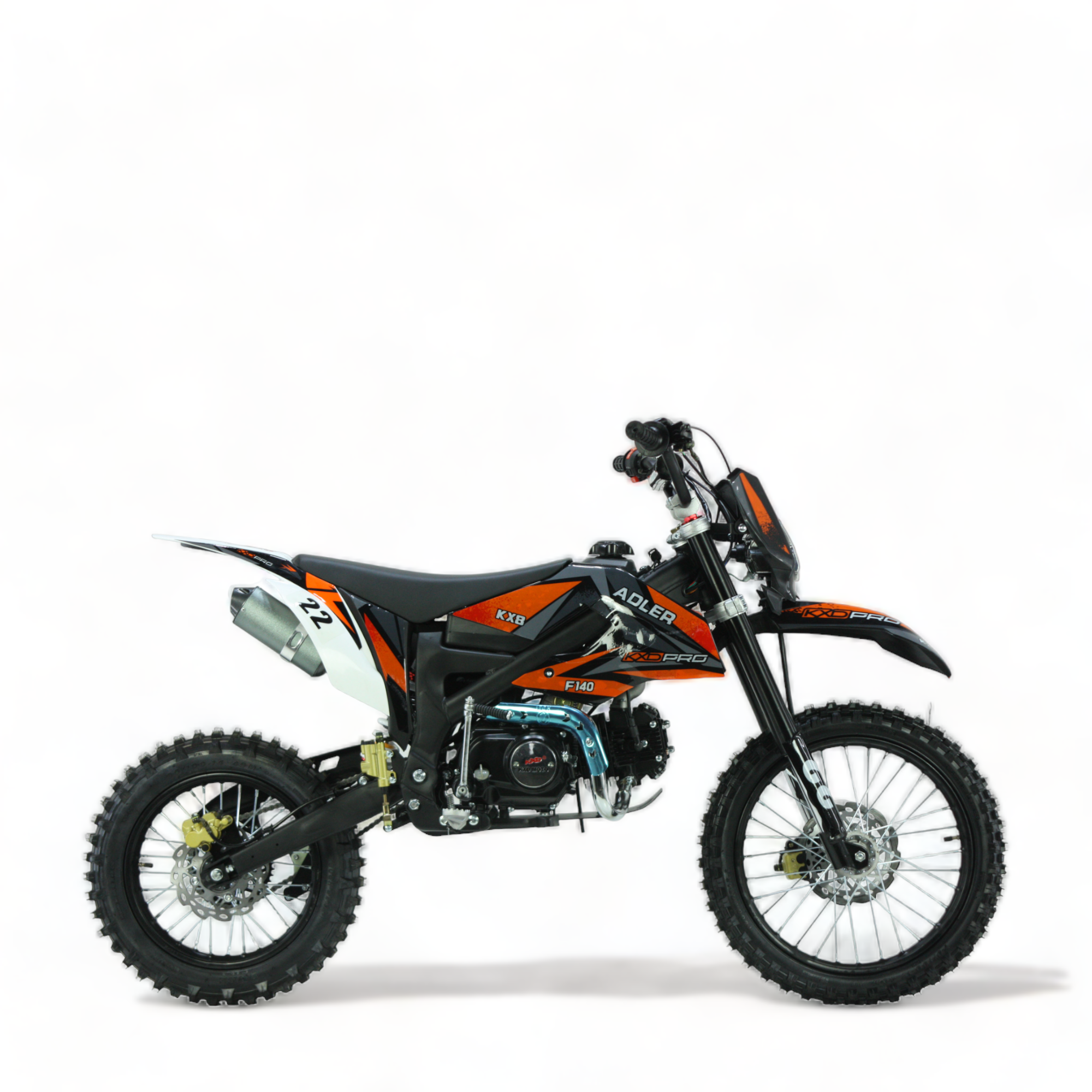 Moto Cross Dirt Bike Enduro 140 cc Pornire la Buton 4