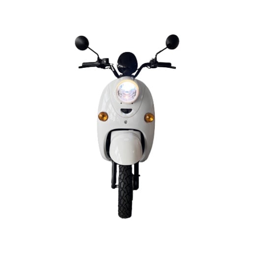 Scuter Electric Alb Motor 2000W Autonomie 60 km Viteza 25 kmh5