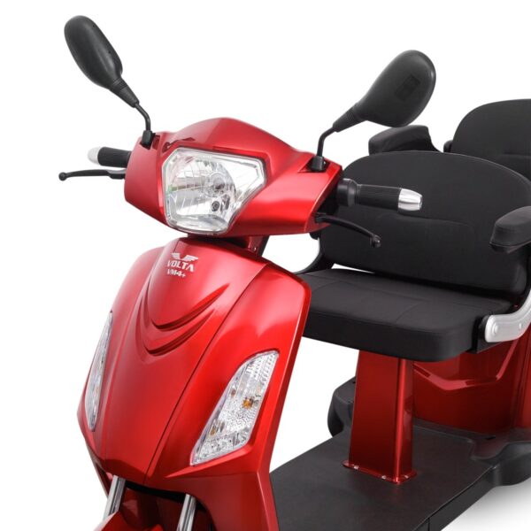 Tricicleta Electrica rosie, Motor 1000W (max. 2500W), Fara Permis - imagine 11