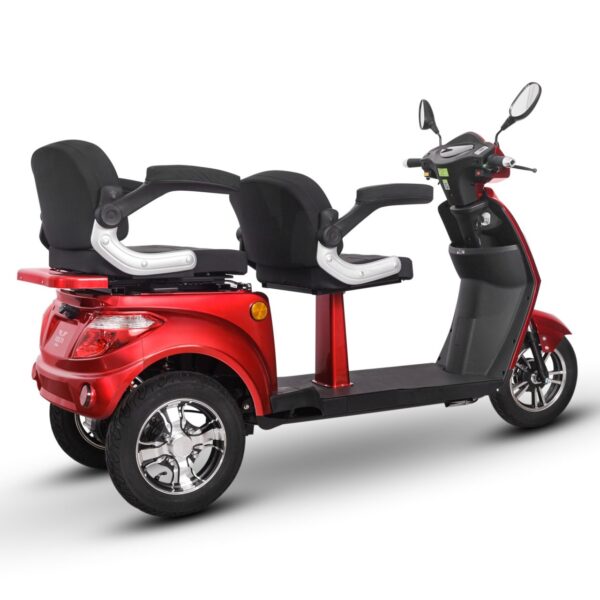 Tricicleta Electrica rosie Fara Permis Motor 1000W max. 2500W9
