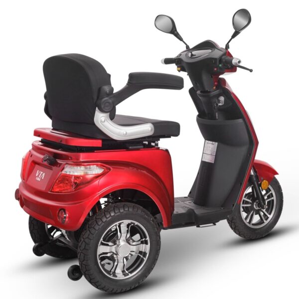 Tricicleta Electrica rosie 1000w, Fara Permis - imagine 10