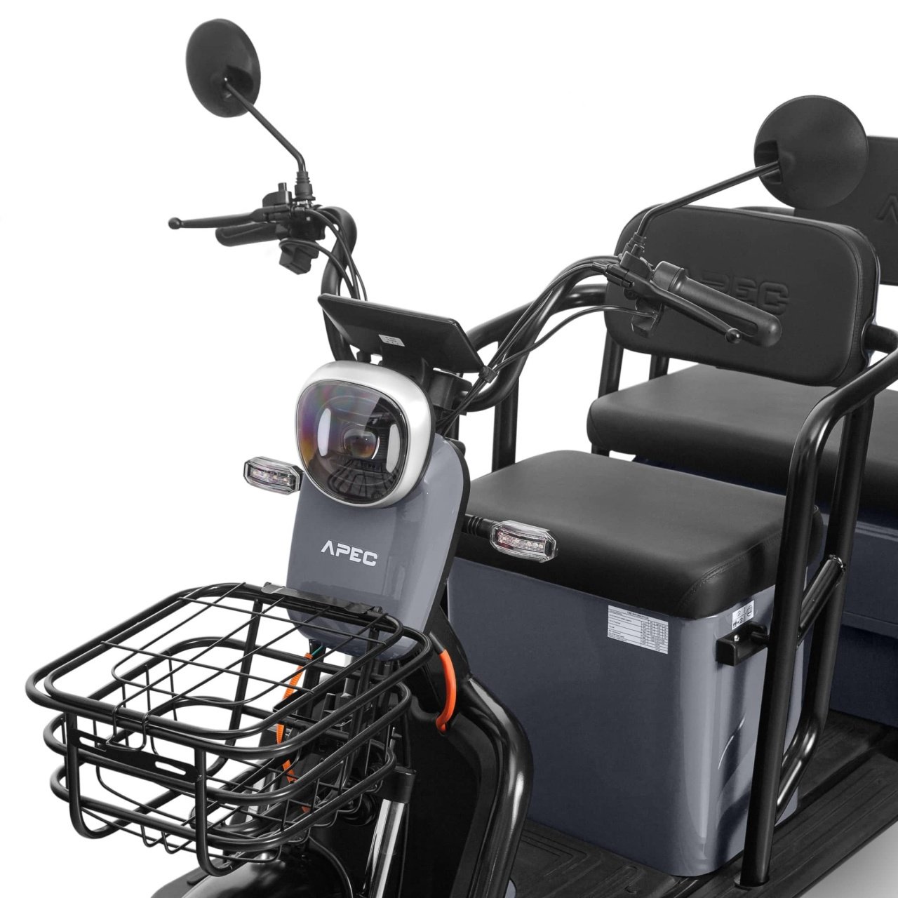 Triciclu Electric 1000W Fara Permis 60V20Ah Gri15