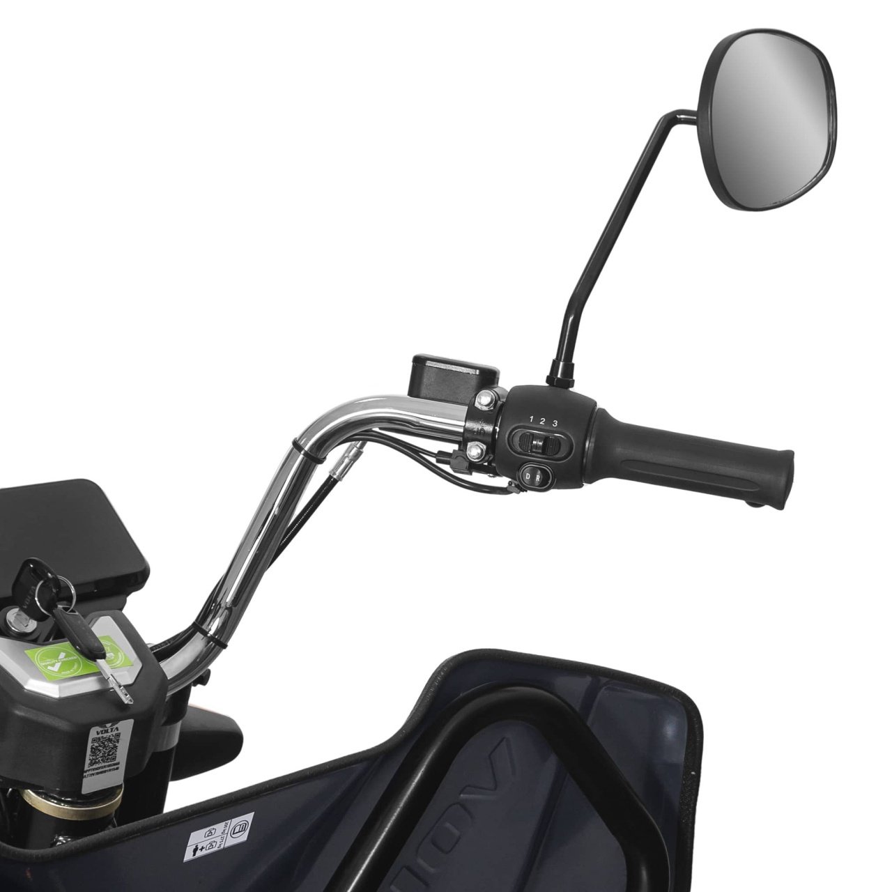 Triciclu Electric 3900W Hercules 72V 120Ah Fara Permis Cu Cabina Gri3