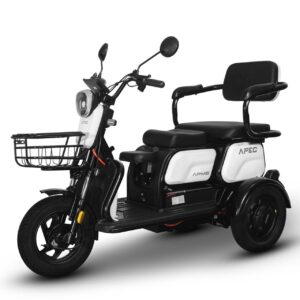 Triciclu Electric Fara Permis Motor 1000W Alb Omologat RAR