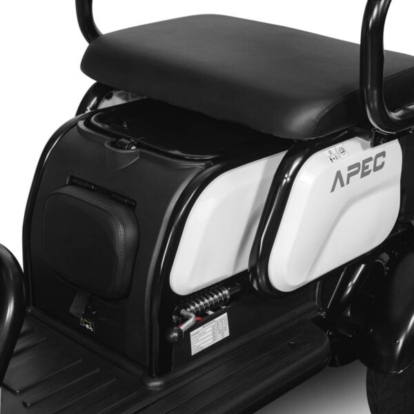 Triciclu Electric Fara Permis Motor 1000W Alb Omologat RAR8