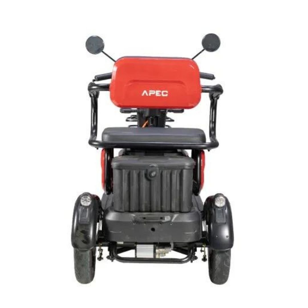 Triciclu Electric Fara Permis Motor 1000W Rosu Omologat RAR2