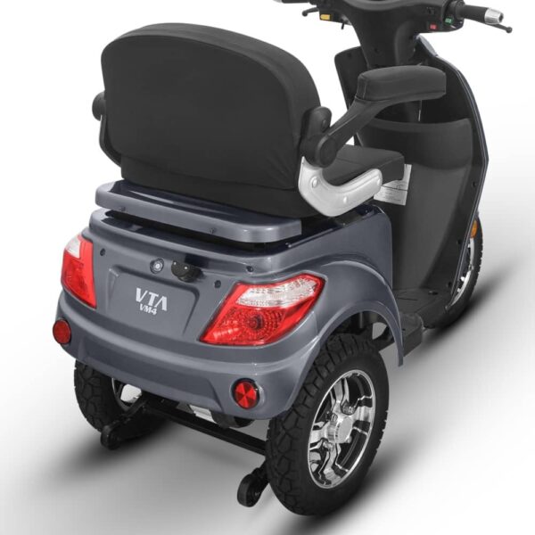 Triciclu Electric gri, 1000W, autonomie 50 km, Fara Permis - imagine 2