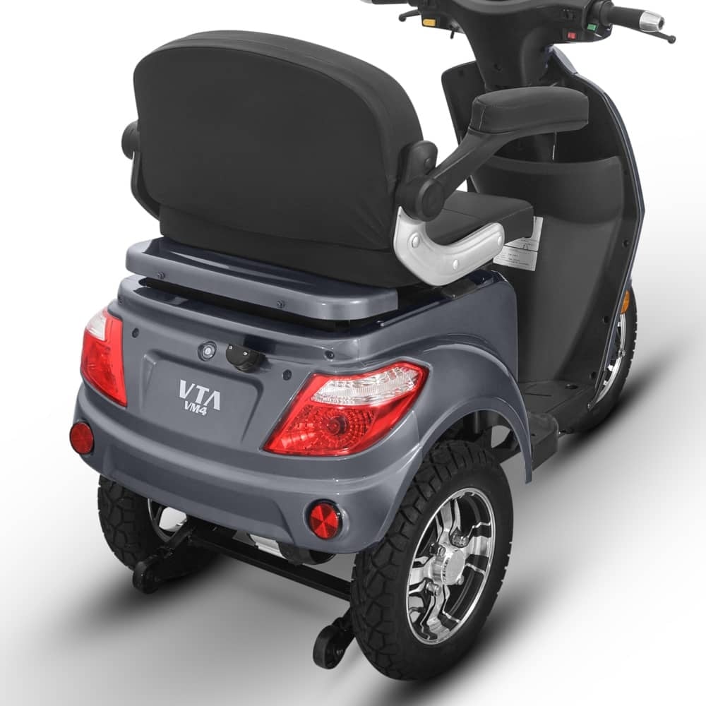 Triciclu Electric gri, 1000W, autonomie 50 km, Fara Permis - imagine 2