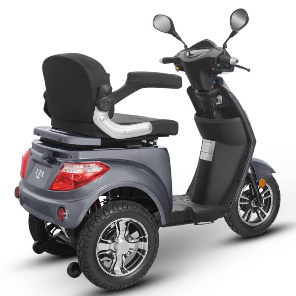 Triciclu Electric gri 1000W Fara Permis3