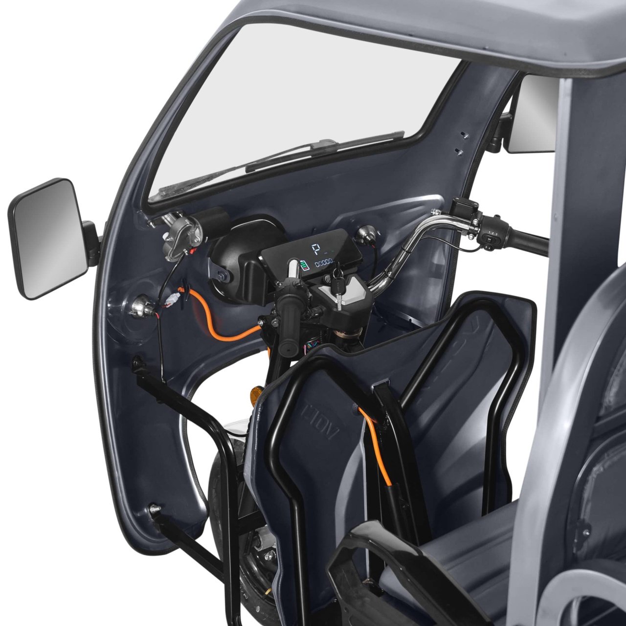 Triciclu electric 3900W cu bena – Motor 3900W, (Tuk Tuk), Fara Permis - imagine 7