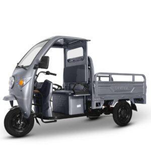 Tuk Tuk Electric Hercules Motor 3900W 72V 120Ah Fara Permis Cu Cabina Gri