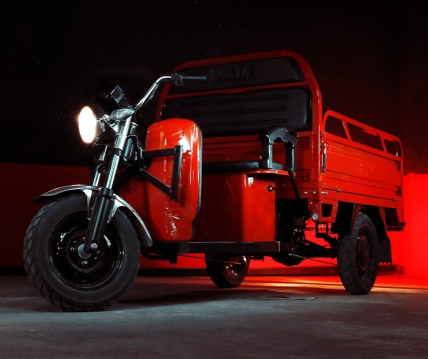 Tuk Tuk Fara Permis, Electric, Hercules, Motor 3900W, 72V - 45Ah, Cu Cabina, Roșu - imagine 8