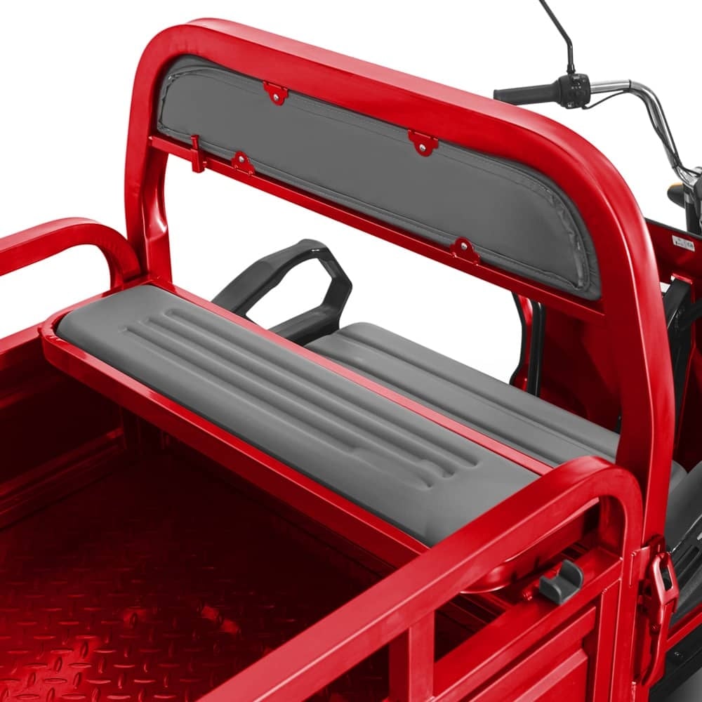 Tuk Tuk Fara Permis Electric Hercules Motor 3900W 72V 45Ah Fara Permis Cu Cabina Rosu9