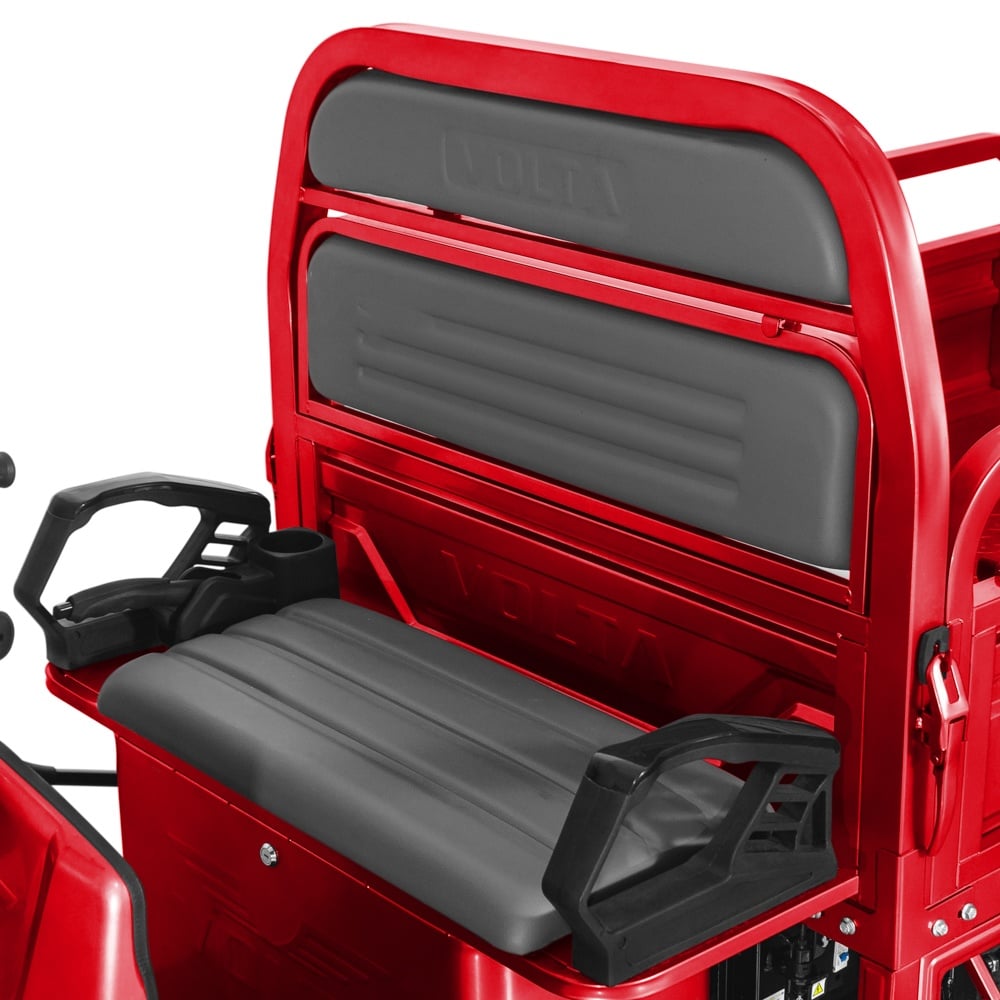Tuk Tuk Hercules 3900W Electric 72V 120Ah Fara Permis Cu Bena Basculabila Rosu2