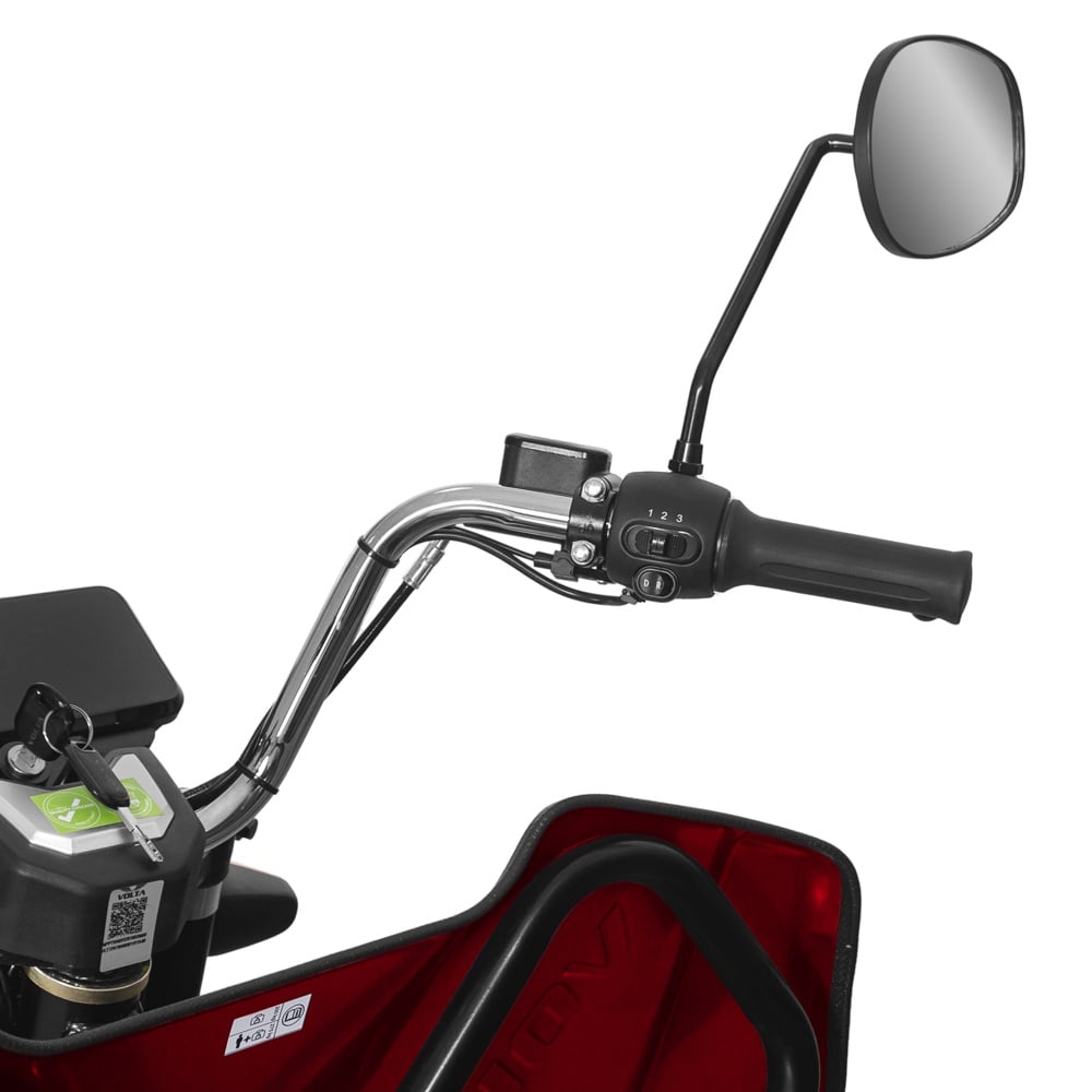 Tuk Tuk Hercules 3900W, Electric, 72V 120Ah, Cu Bena Basculabila, Rosu, Fara Permis - imagine 3