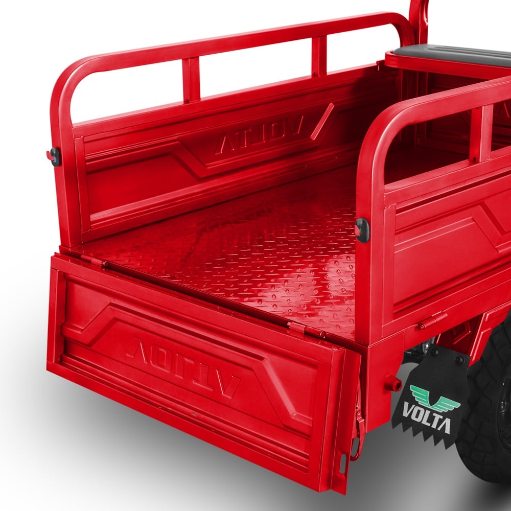 Tuk Tuk Hercules 3900W, Electric, 72V 120Ah, Cu Bena Basculabila, Rosu, Fara Permis - imagine 7