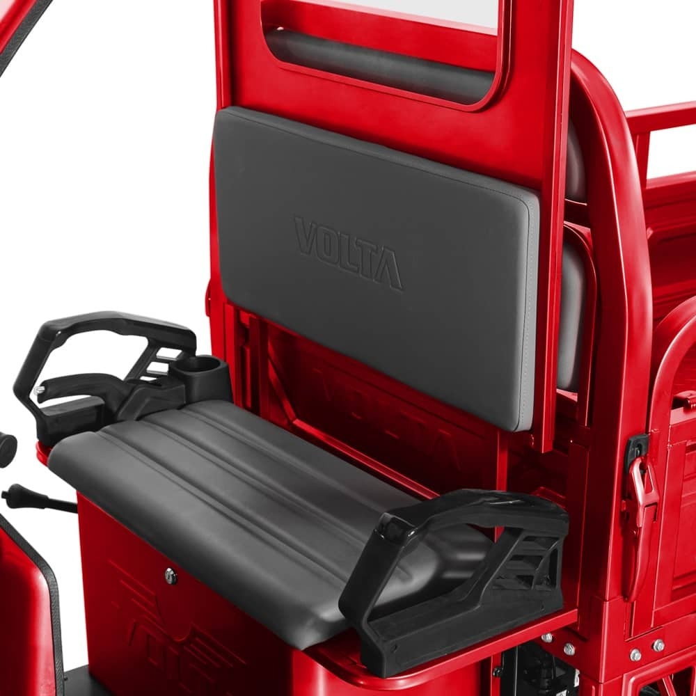 Tuk Tuk Hercules Electric, Motor 3900W, 72V, 45Ah, Cu Cabina, Rosu, Cu Permis - imagine 3