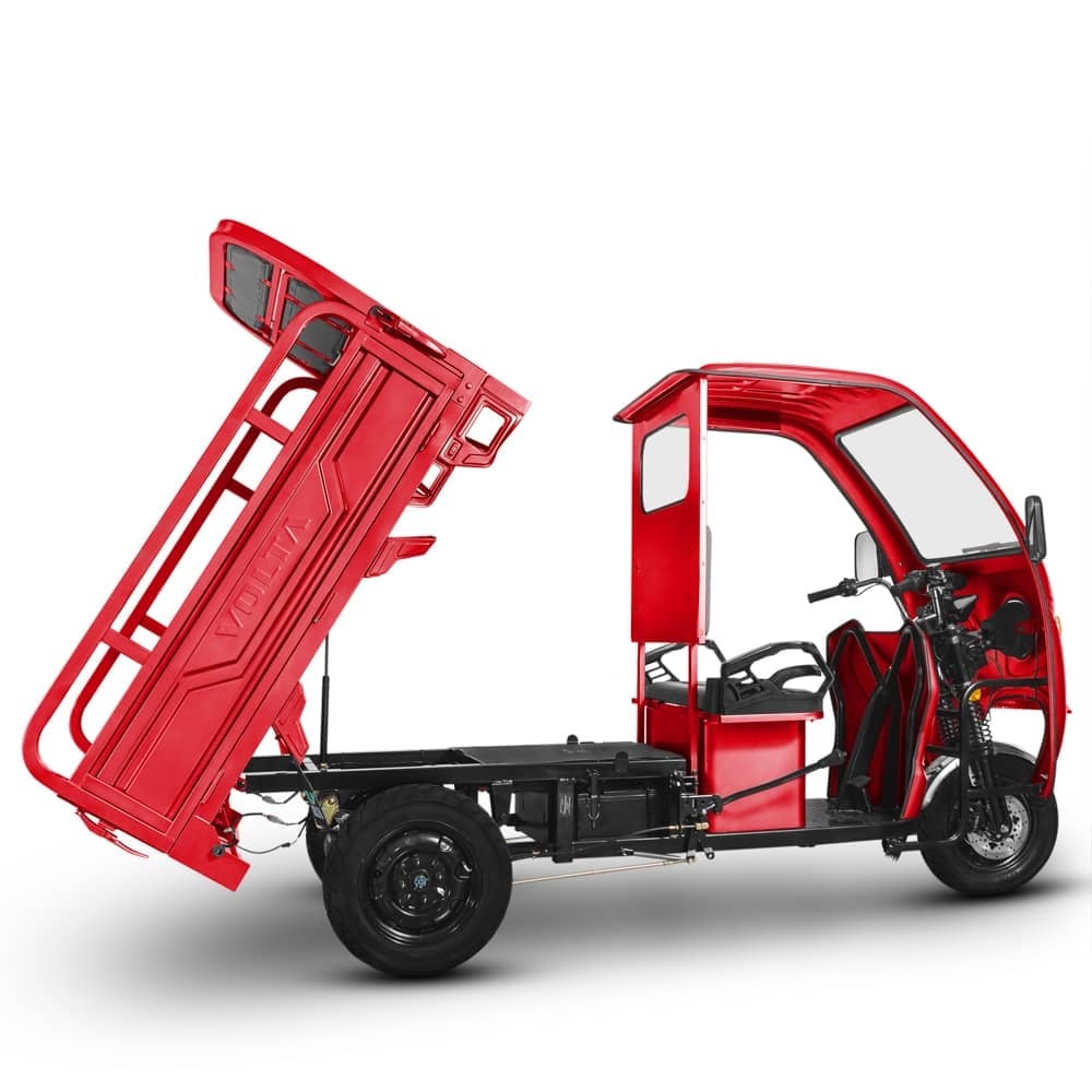 Tuk Tuk Hercules Electric, Motor 3900W, 72V, 45Ah, Cu Cabina, Rosu, Cu Permis - imagine 7