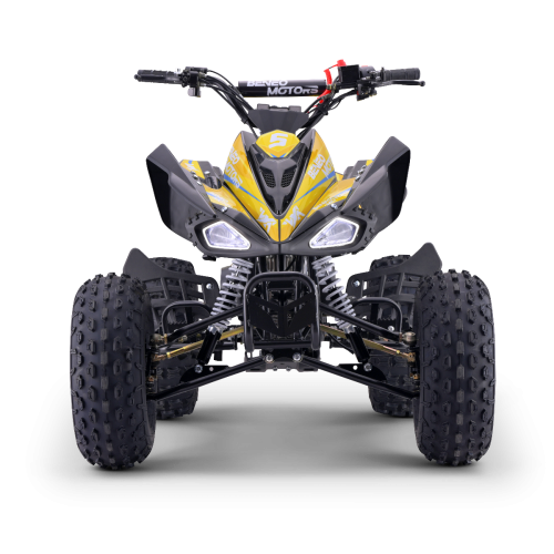 Quad pe benzină pentru copii TEA Sports ZXT galben – 125cmc
